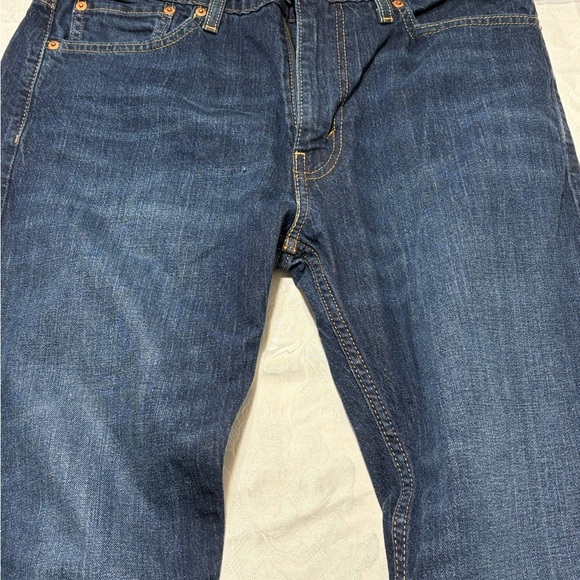 Levis Regular Fit 505 Jeans Size 33x30 Mens Blue Denim - Picture 4 of 8